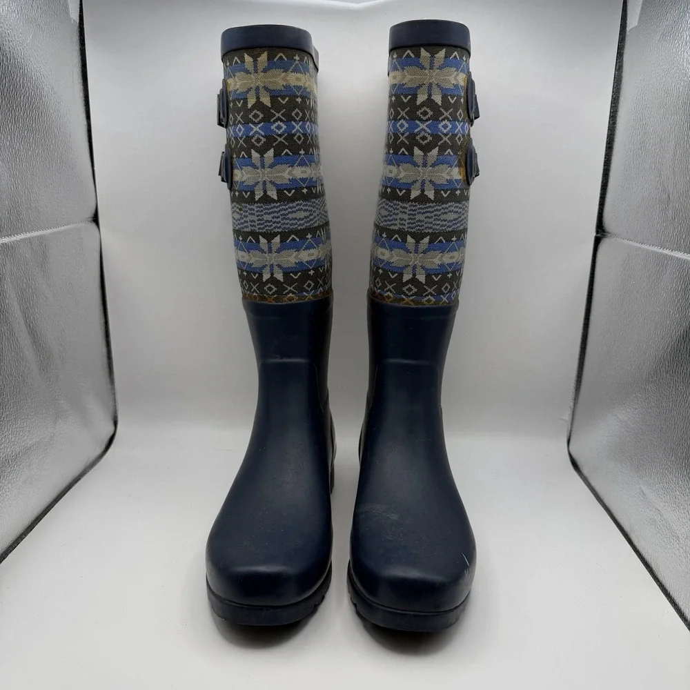 UGG AUSTRALIA 3460 Women's US 8‎ Sabene Blue Rubber Boots